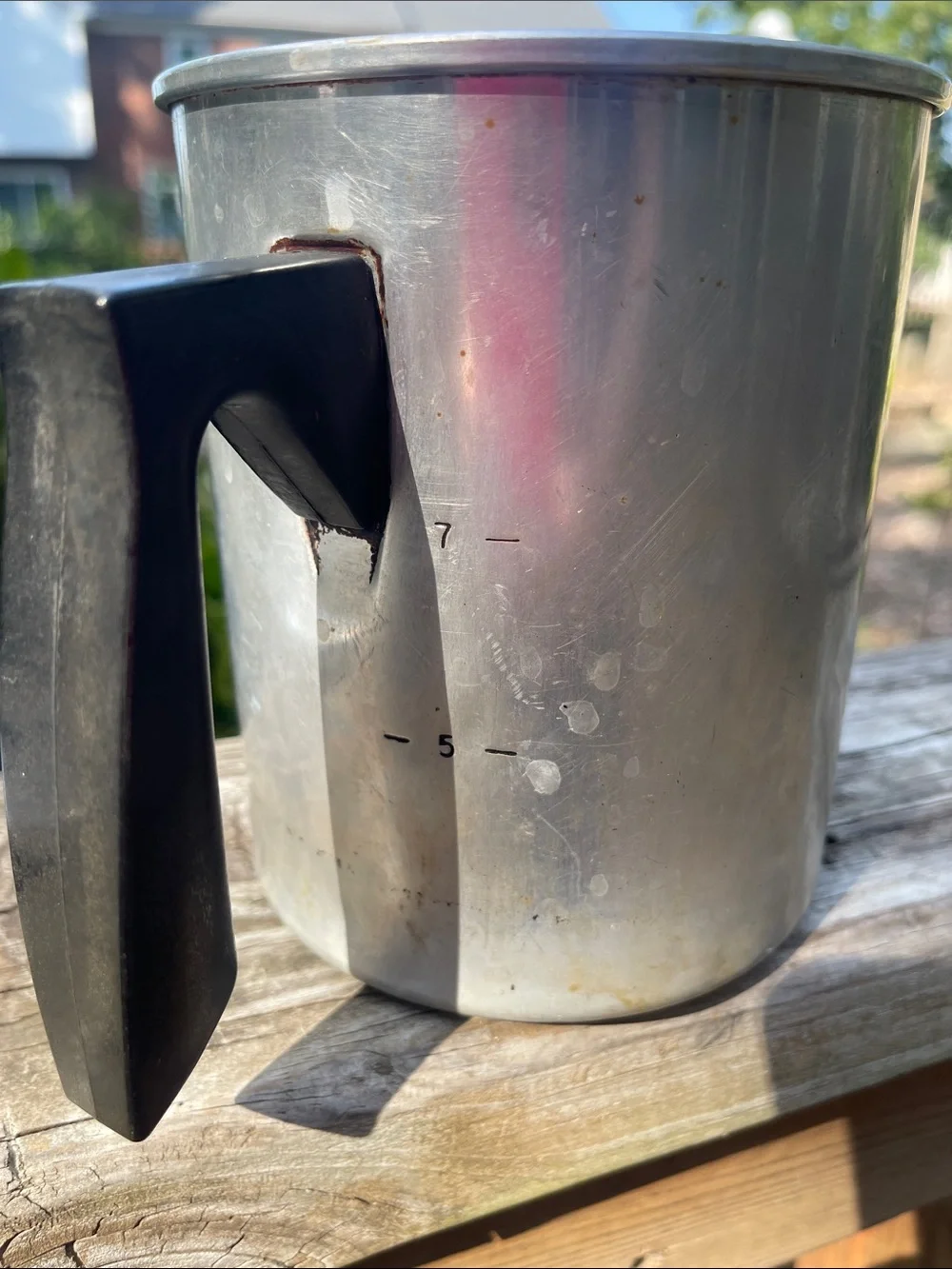 Vintage Aluminum Coffee Pot Percolator